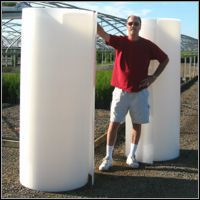 Solex Greenhouse Rolls , Clear Corrugated Plastic Rolls