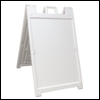 Signicade Deluxe - White A-Frame & Curb Sign